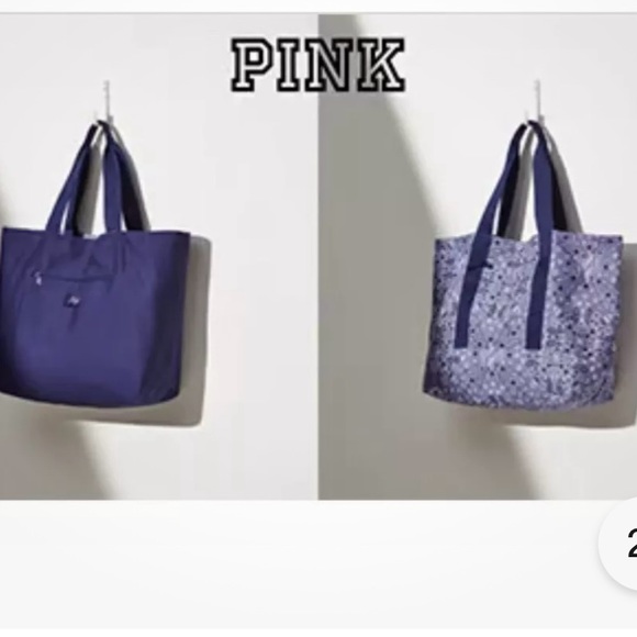 NWT VS Pink reversible, tote bag - Picture 2 of 4